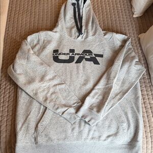 Under Armour Light Gray Pullover Hoodie